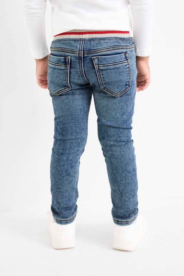 Kinder Jungen - Slim Jeans - Thermojeans - Jog Denim - jeansblau