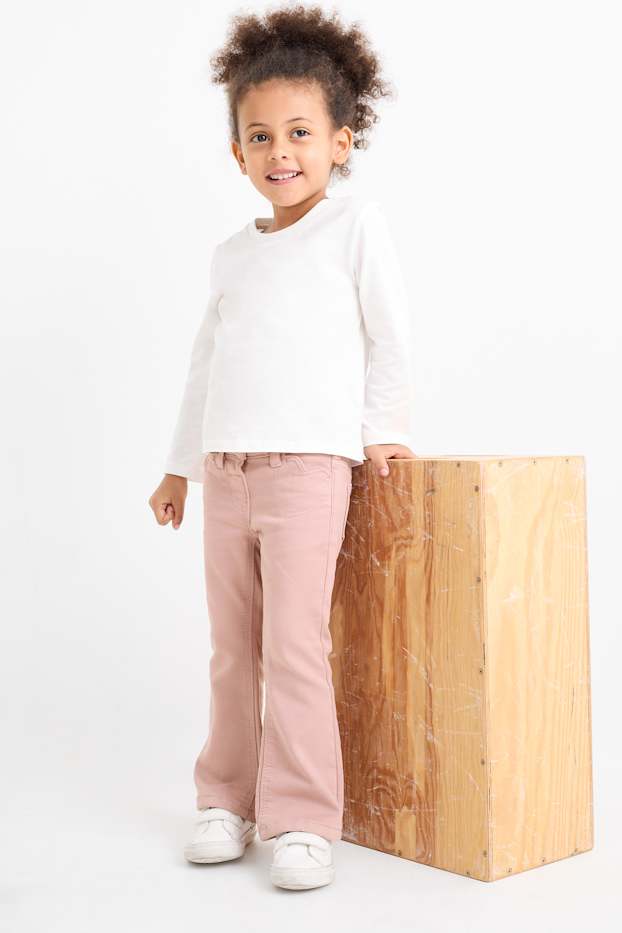 Enfants filles - Pantalon chaud - rose foncé