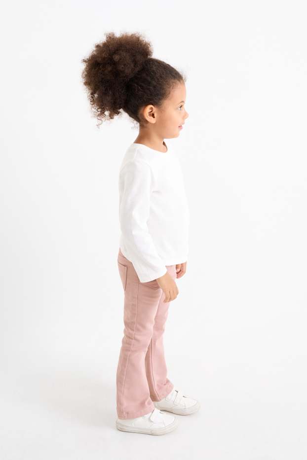 Enfants filles - Pantalon chaud - rose foncé