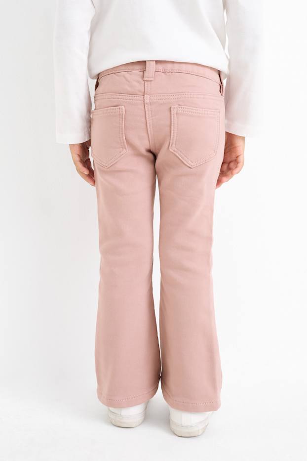 Enfants filles - Pantalon chaud - rose foncé