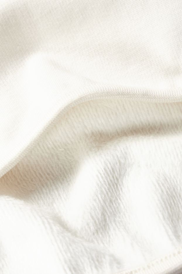 Baby: meisjes - Dieren - babysweatshirt voor kerst - crème wit