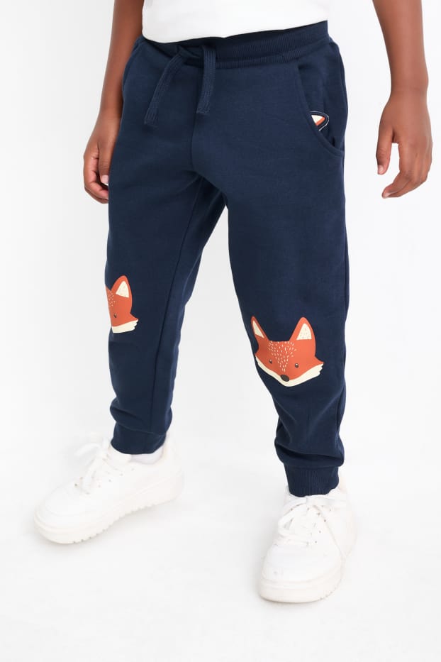 Kinder Jungen - Multipack 2er - Fuchs - Jogginghose - dunkelblau
