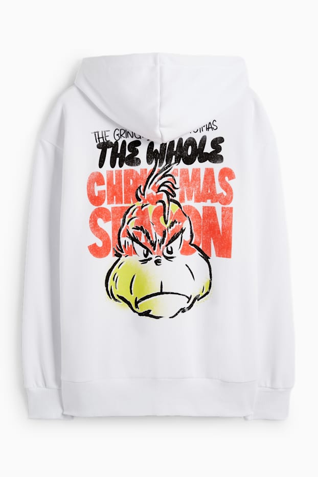 Men - Christmas hoodie - The Grinch - cremewhite
