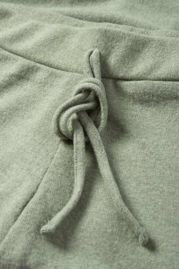 Damen - Flared Leggings - grün