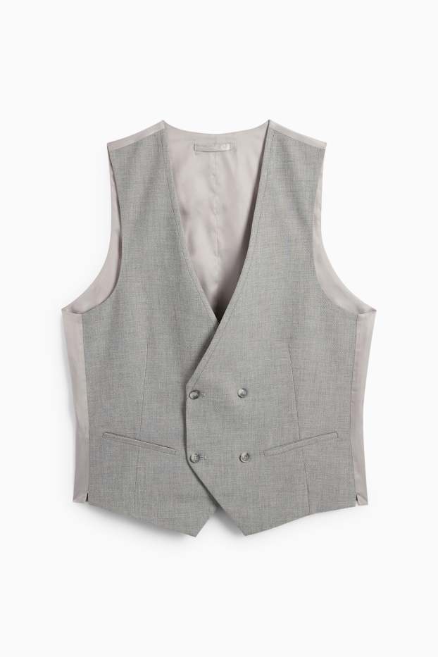 Bărbați - Vestă modulară - slim fit - Flex  - gri