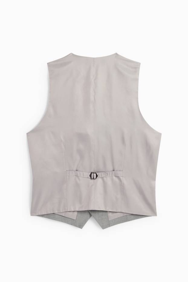 Bărbați - Vestă modulară - slim fit - Flex  - gri