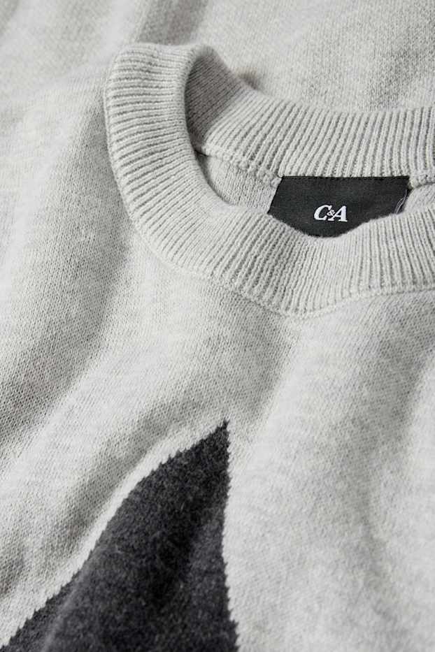Hommes - Pull - gris clair