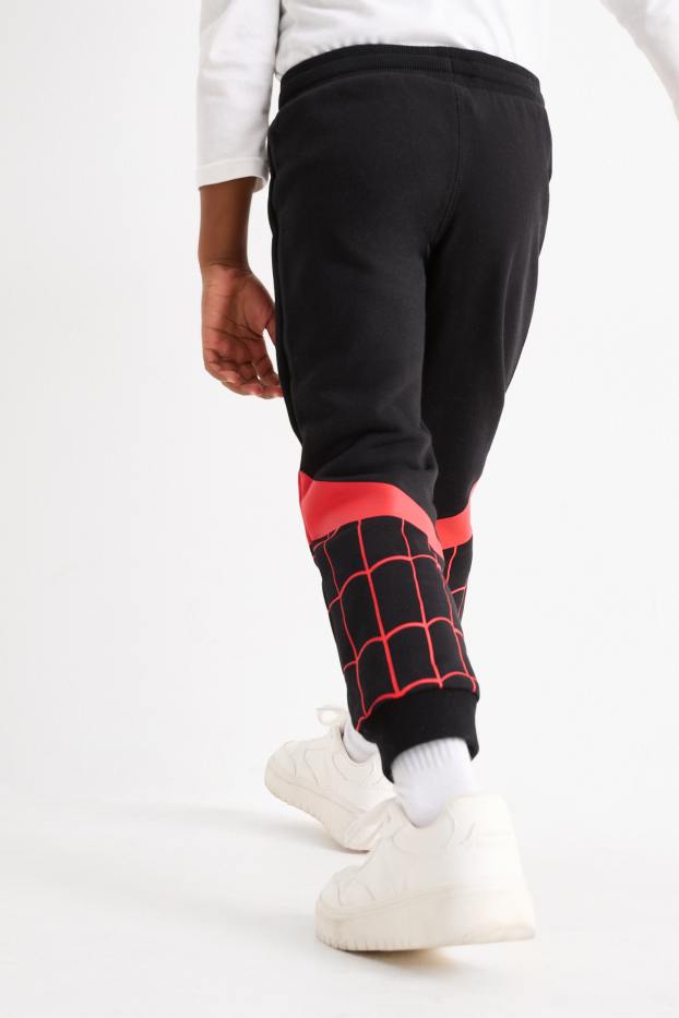 Kinder Buben - Halloween - Spider-Man - Jogginghose - schwarz