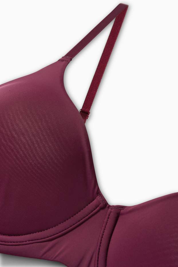 Damen - BH mit Bügel - FULL COVERAGE - unwattiert - LYCRA® - lila