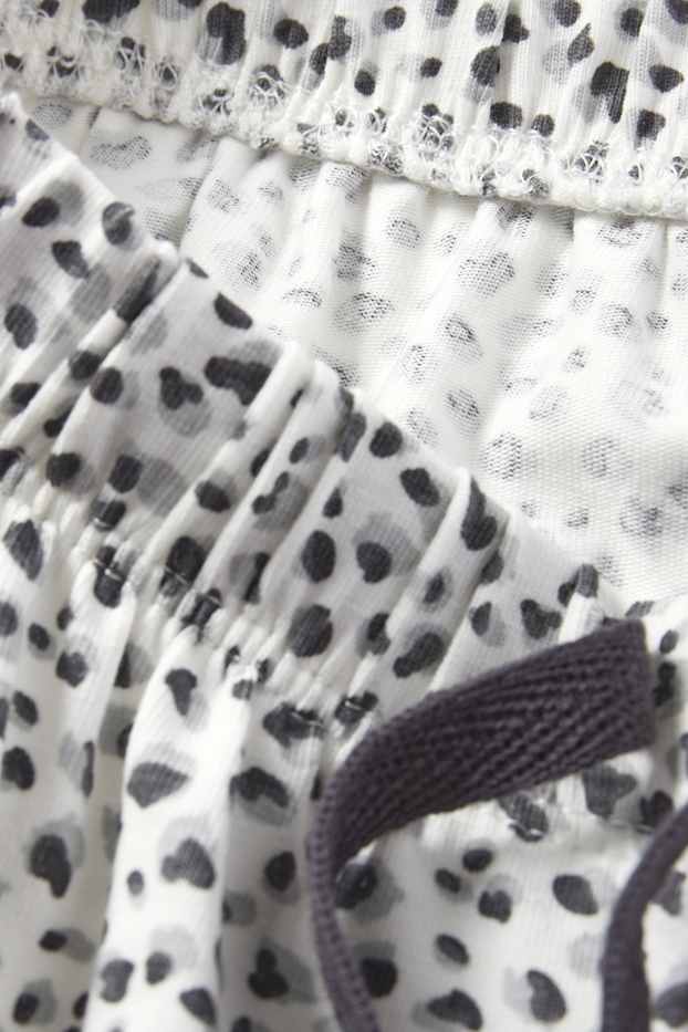 Nena - Paquet de 2 - pantalons de pijama - gris fosc