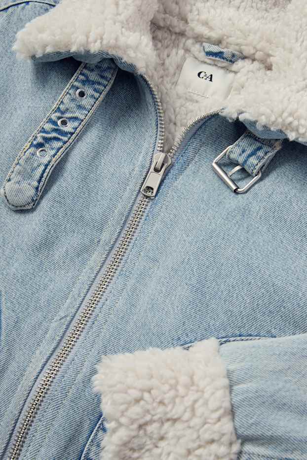 Femmes - Veste en jean - jean bleu clair