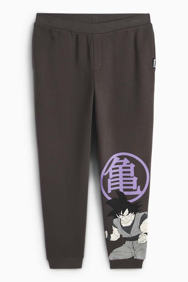 Home - Pantalons de xandall - Bola de Drac Z - gris fosc