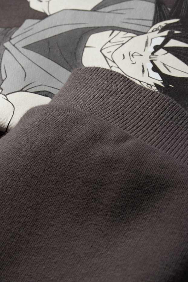Home - Pantalons de xandall - Bola de Drac Z - gris fosc