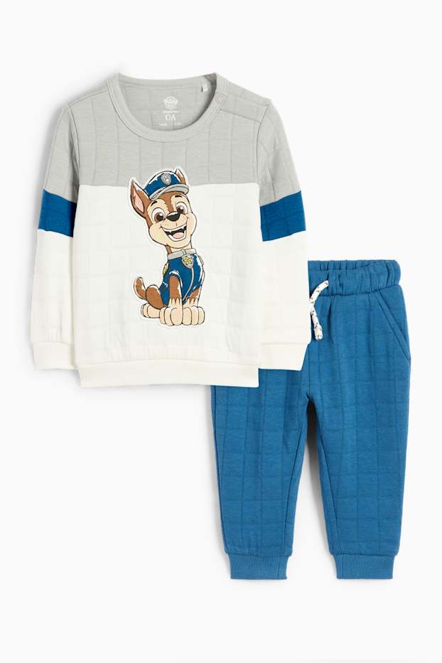 Baby Jungen - PAW Patrol - Chase - Baby-Outfit - 2 teilig - blau / grau