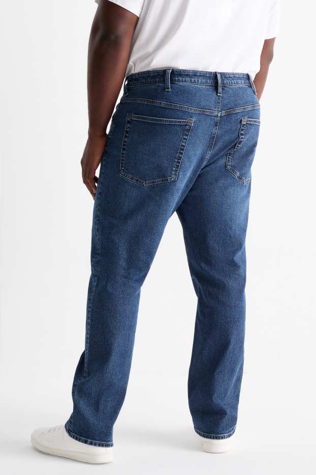 Bărbați - Straight jeans - LYCRA® - denim-albastru