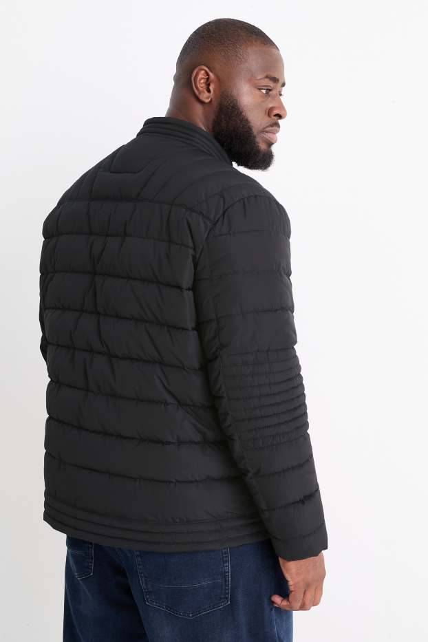 Herren - Steppjacke - wasserabweisend - schwarz