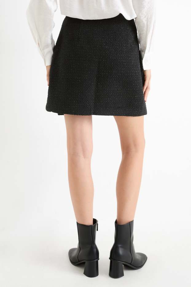 Femei - Fustă mini - negru