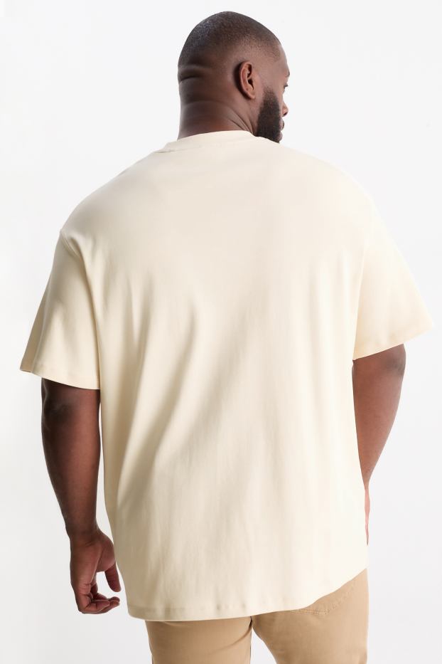 Hommes - T-shirt - beige