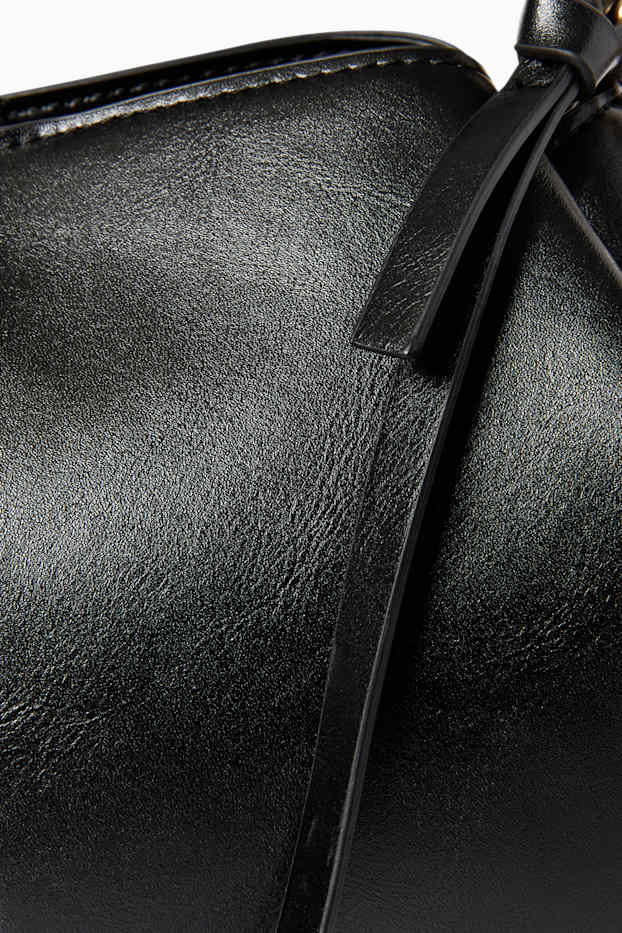 Femmes - Sac doté d’une bandoulière amovible - matière synthétique - noir