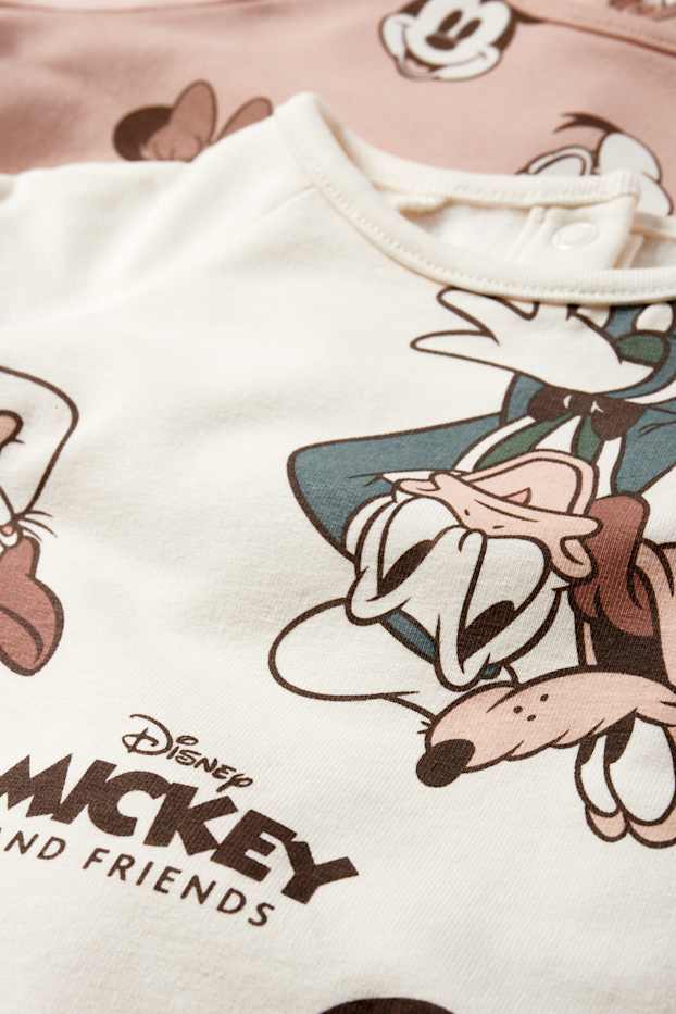 Bébés filles - Lot de 2 - Disney - sweats bébé - blanc crème