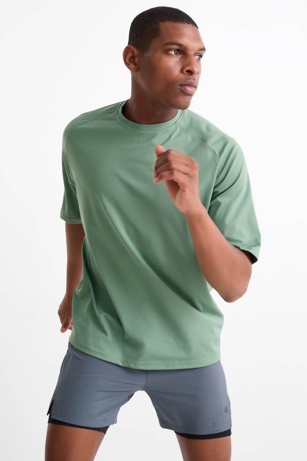 Herren - Funktions-Shirt - 4 Way Stretch - grün