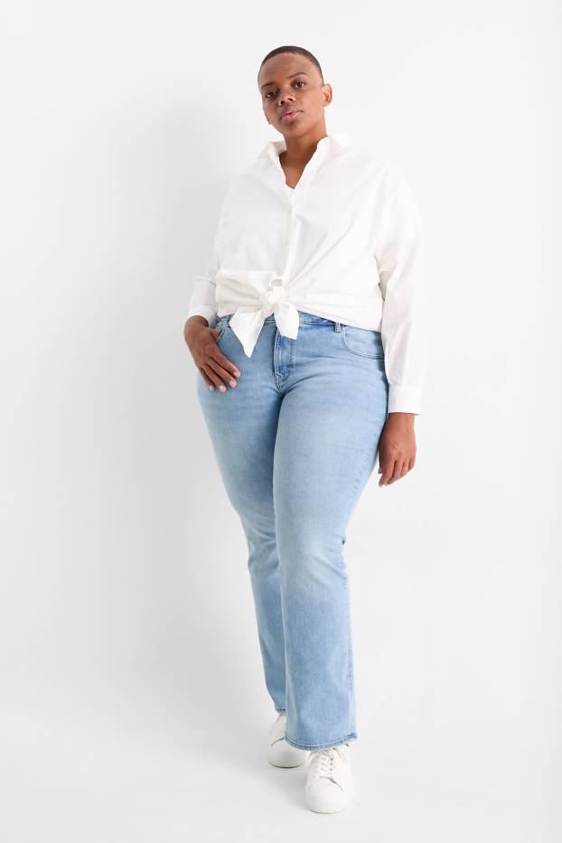 Dona - Jeans bootcut - shaping jeans - Flex - LYCRA® - texà blau clar