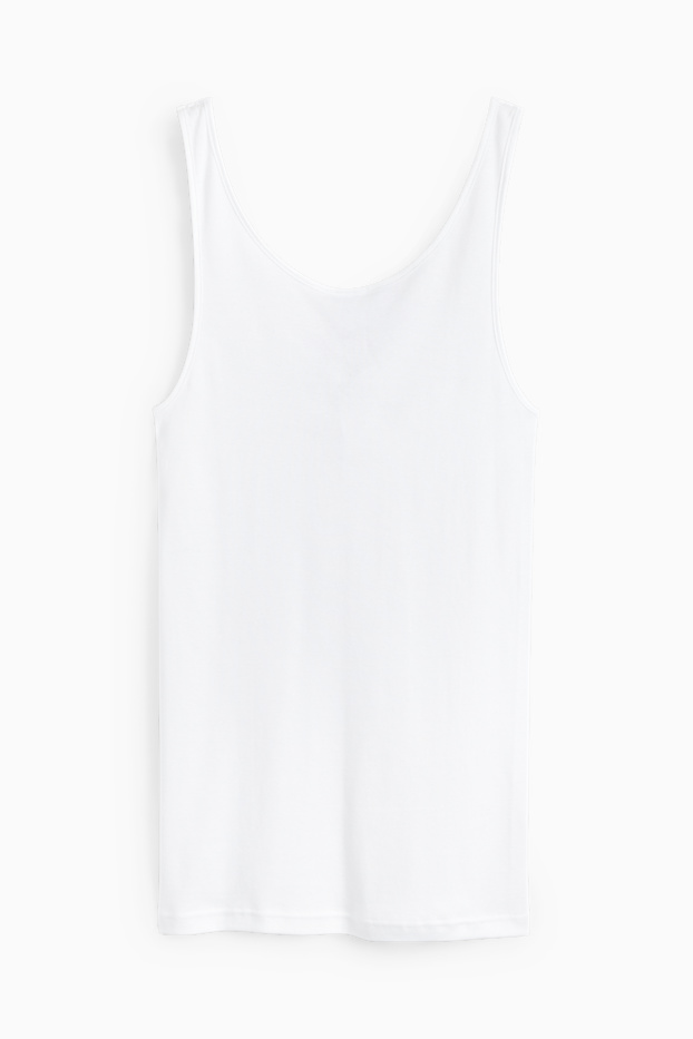 Donna - Canotta - bianco crema