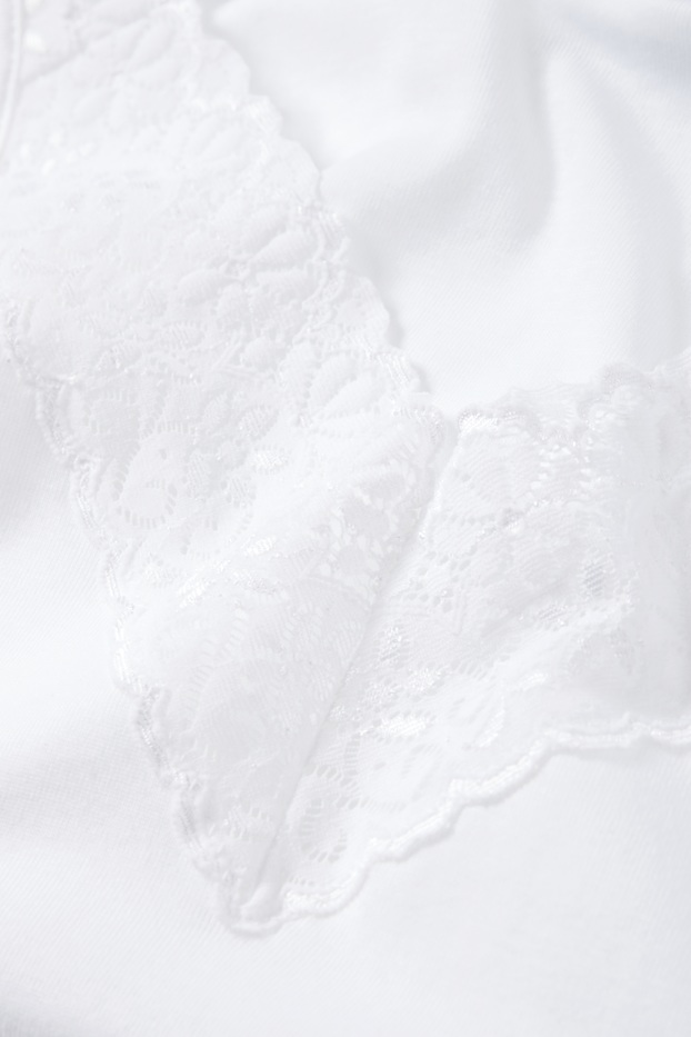 Donna - Canotta - bianco crema