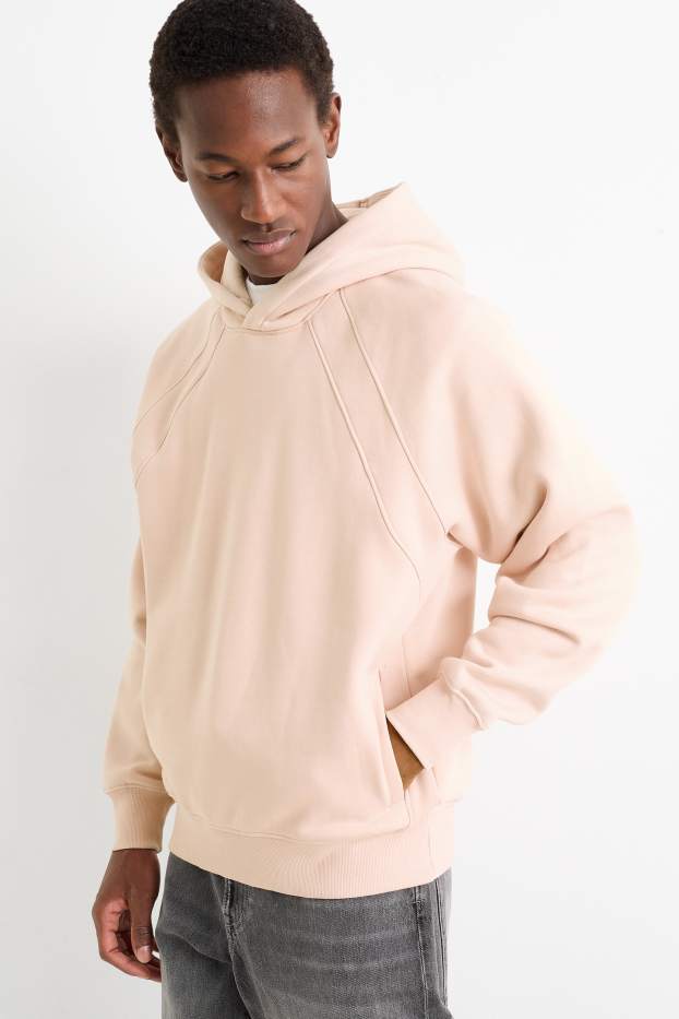 Men - Oversized hoodie - rose