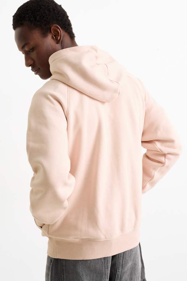 Men - Oversized hoodie - rose