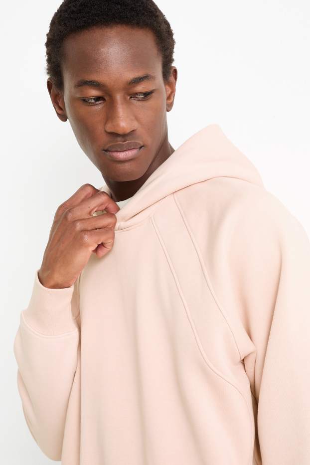 Men - Oversized hoodie - rose