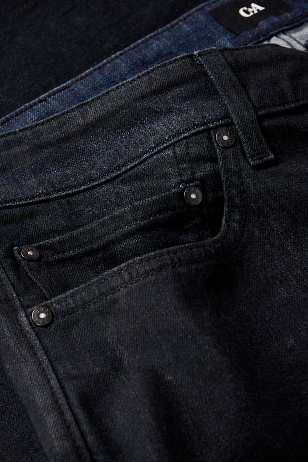 Uomo - Slim tapered jeans - jeans grigio scuro