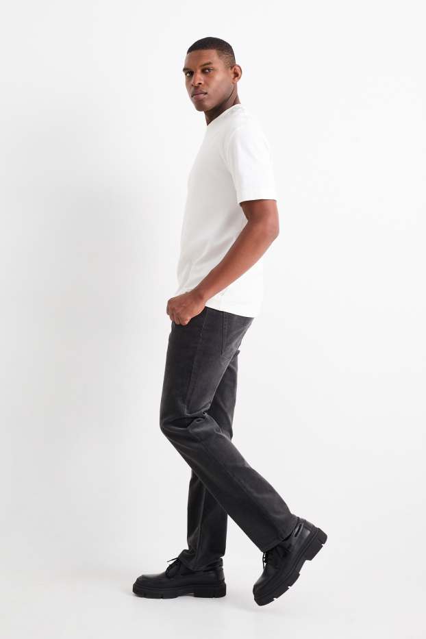 Herren - Cordhose - Regular Fit - dunkelgrau