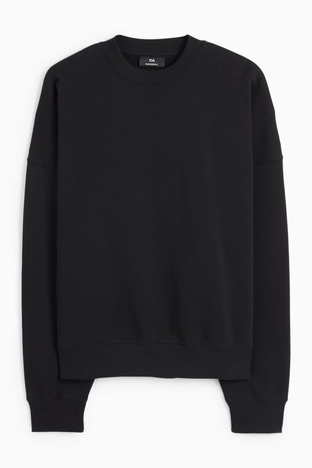 Herren - Oversized-Sweatshirt - schwarz