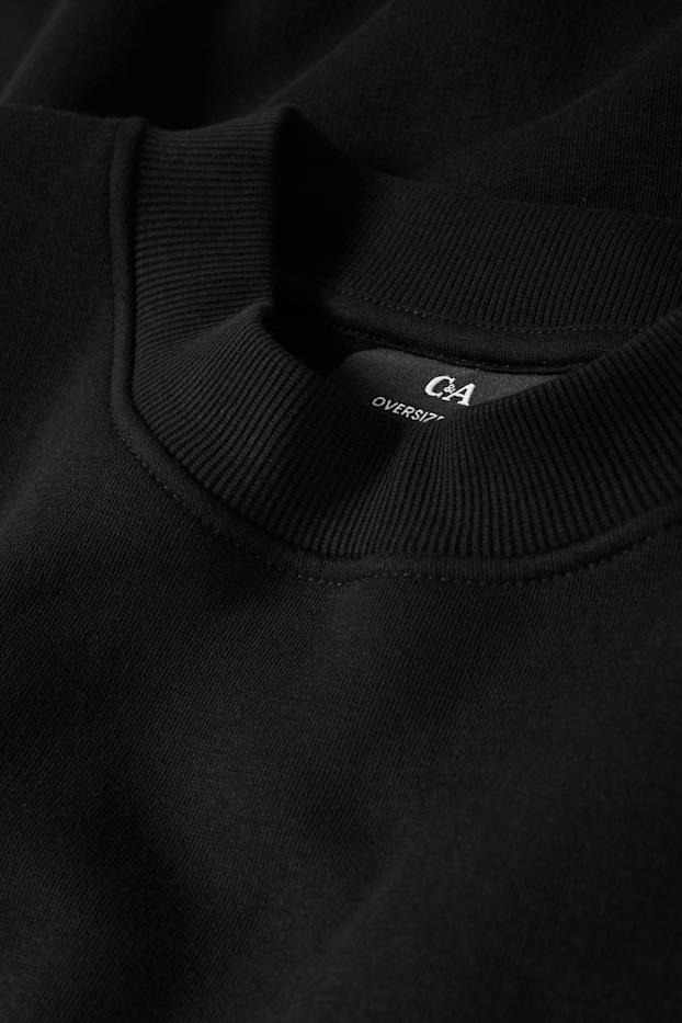 Herren - Oversized-Sweatshirt - schwarz