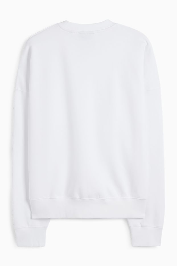 Home - Dessuadora oversized - blanc