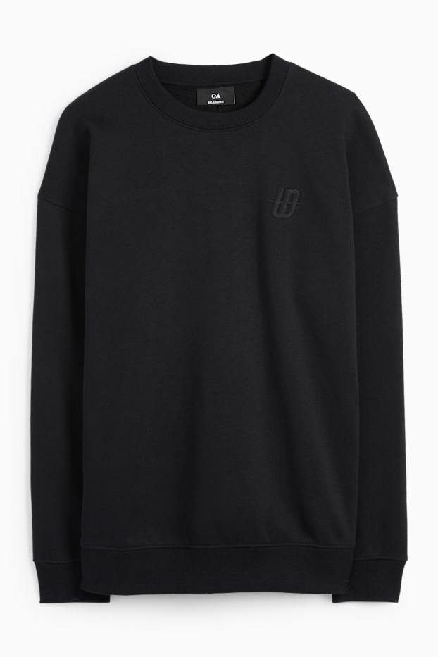 Men - Oversized sweatshirt - black