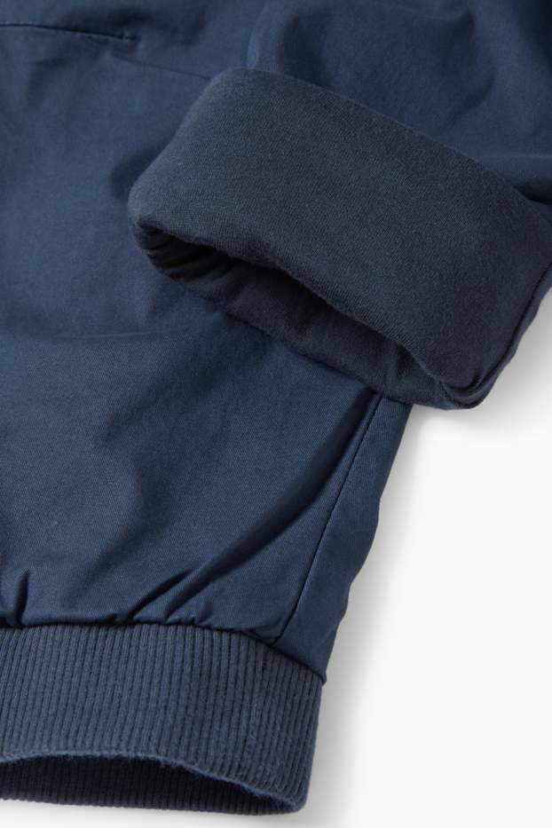 Kinder Jungen - Thermo-Cargohose - dunkelblau