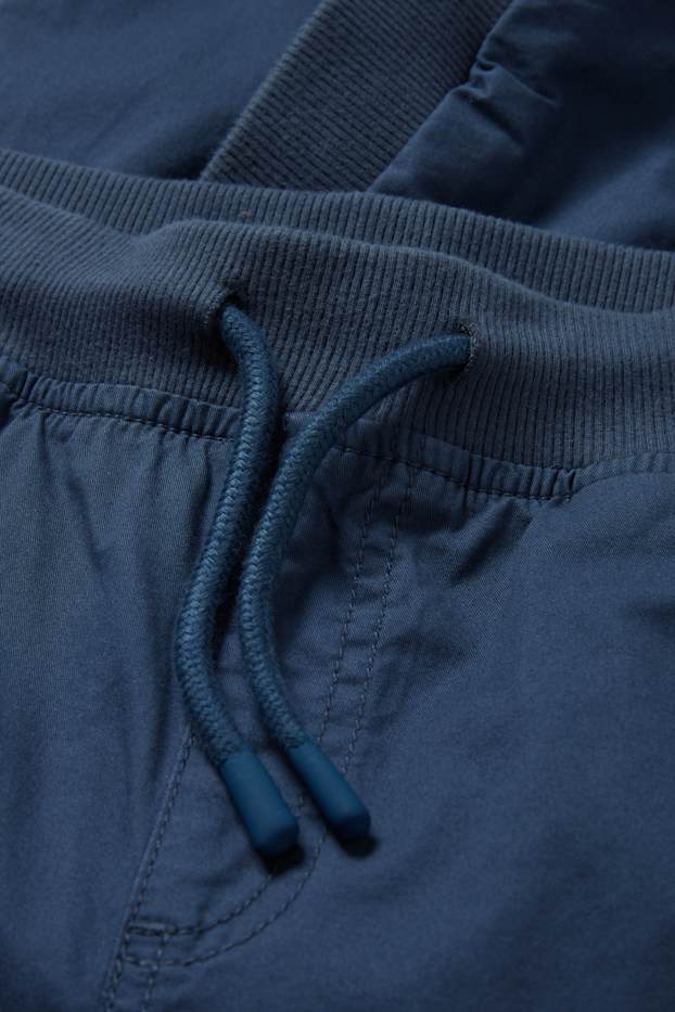 Kinder Jungen - Thermo-Cargohose - dunkelblau