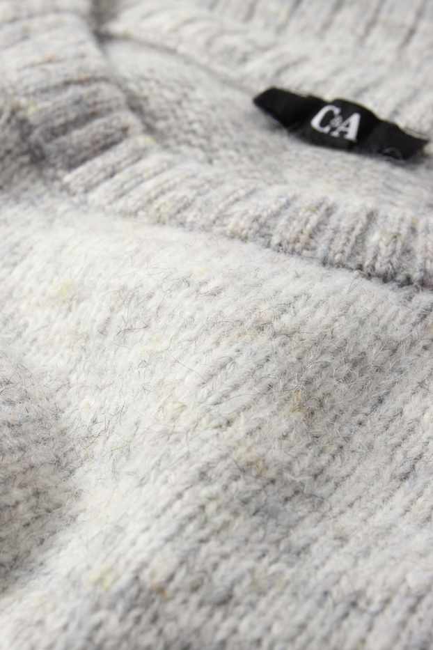 Donna - Maglione - fantasia - grigio chiaro melange