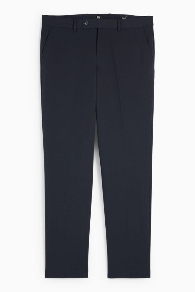 Uomo - Pantaloni coordinabili - slim fit - Flex - LYCRA® - blu scuro