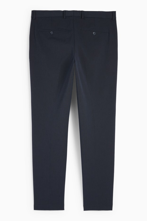 Uomo - Pantaloni coordinabili - slim fit - Flex - LYCRA® - blu scuro