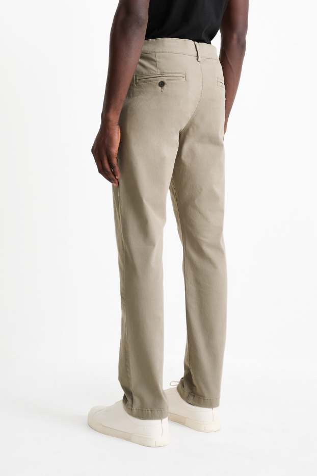 Uomo - Chino - slim fit - Flex - tortora
