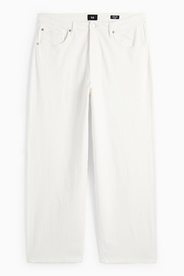 Uomo - Baggy jeans - bianco