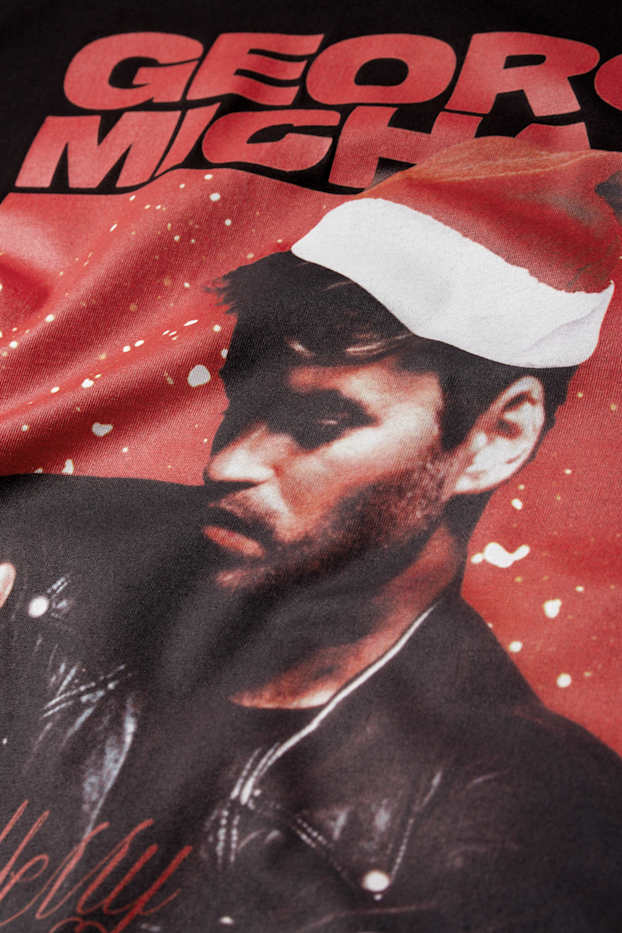 Home - Samarreta nadalenca de màniga curta - George Michael - negre