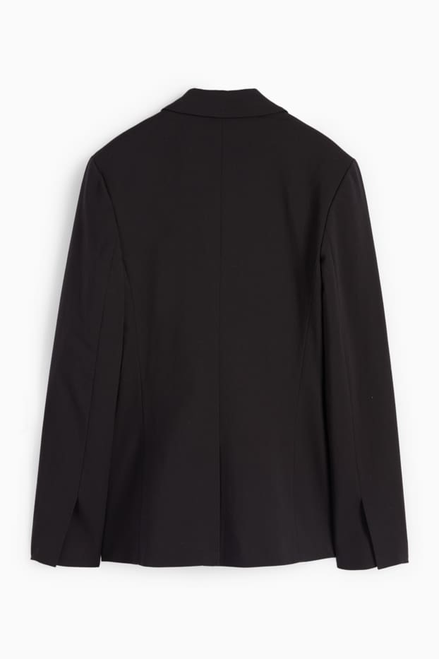 Damen - Business-Blazer - tailliert - schwarz