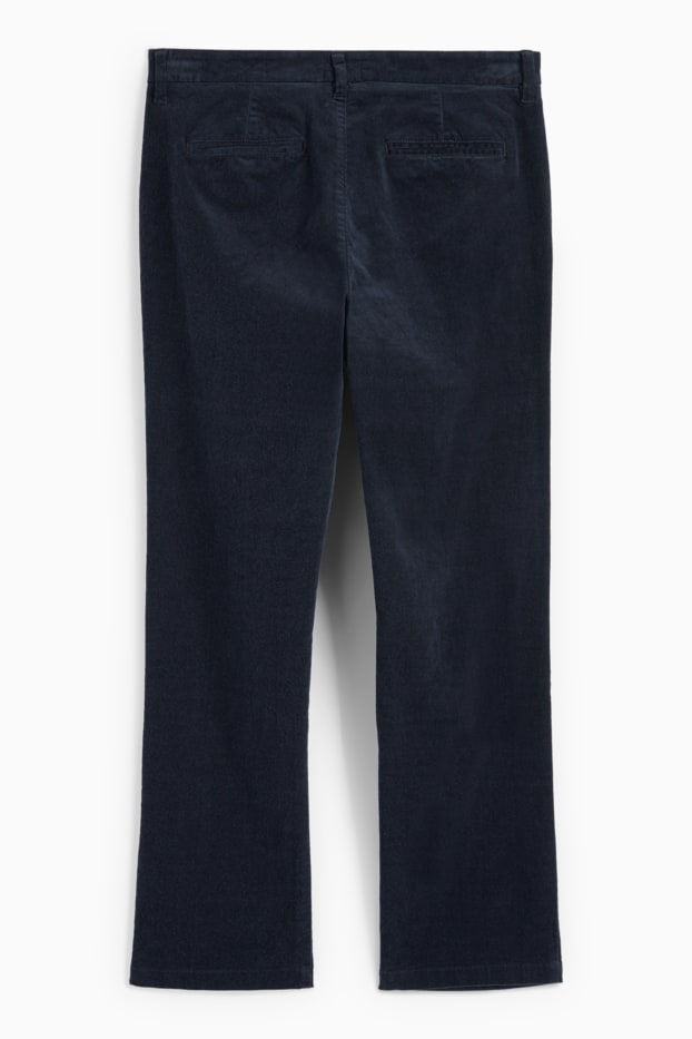 Home - Pantalons de pana - regular fit - blau fosc