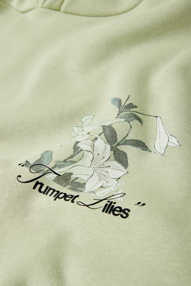Home - Dessuadora amb caputxa oversized - Hokusai - verd clar