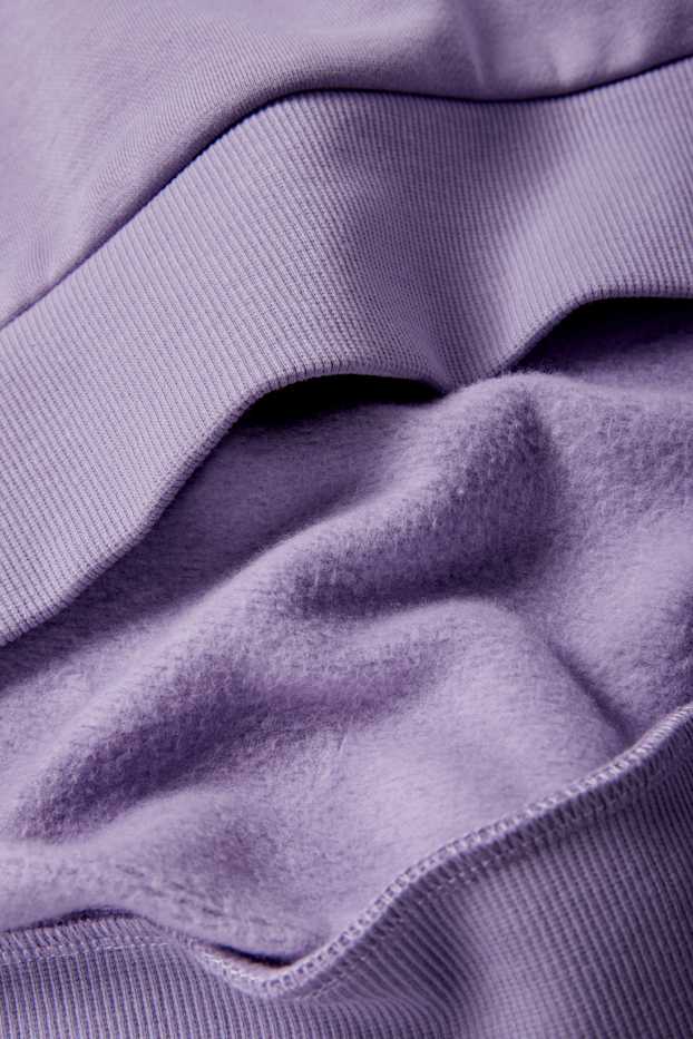 Men - Hoodie - violet-melange