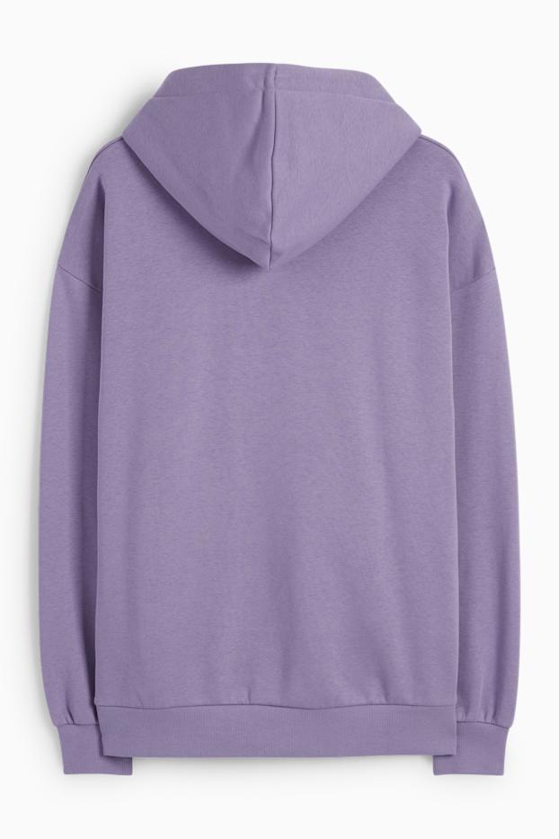 Men - Hoodie - violet-melange